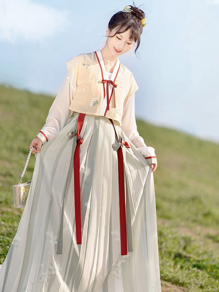 Spring Begonia hanfu dress