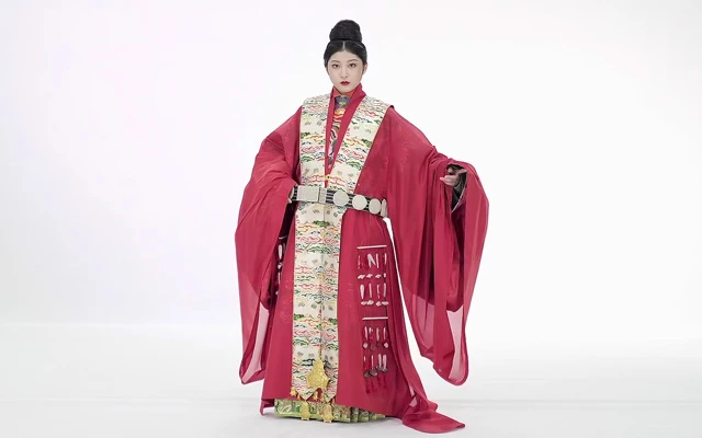 Detail of Royal Hanfu Dress for Ming Dynasty Noble Women