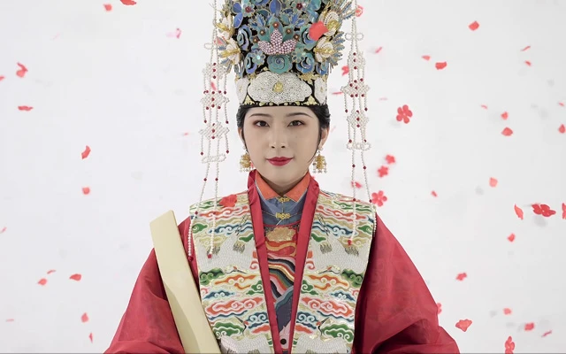 Detail of Royal Hanfu Dress for Ming Dynasty Noble Women
