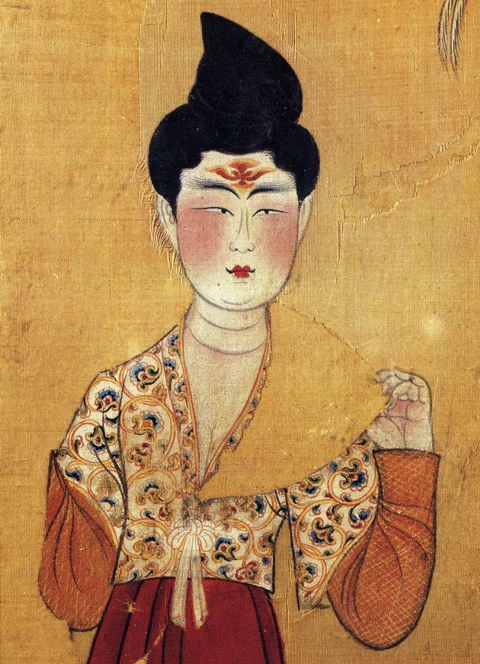 Early Tang Dynasty Female Makeup History 10