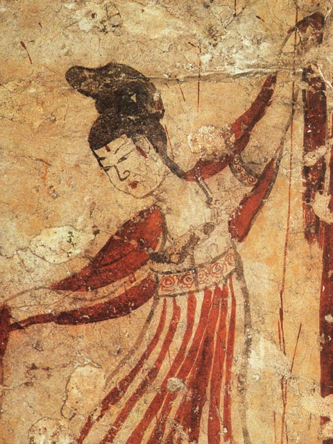 Early Tang Dynasty Female Makeup History 4