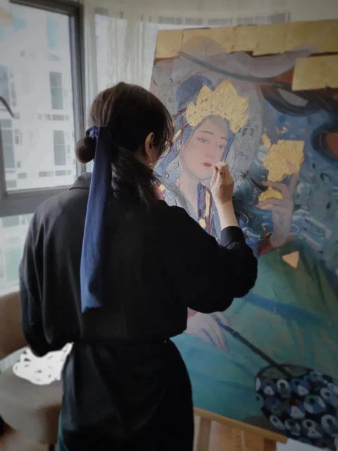 Reviving Chinese Culture: Lotulist’s Creation of Mineral Pigment Paintings