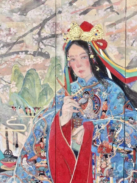 Reviving Chinese Culture: Lotulist’s Creation of Mineral Pigment Paintings