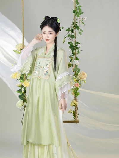 10 Gorgeous Green Hanfu Set for Summer 1