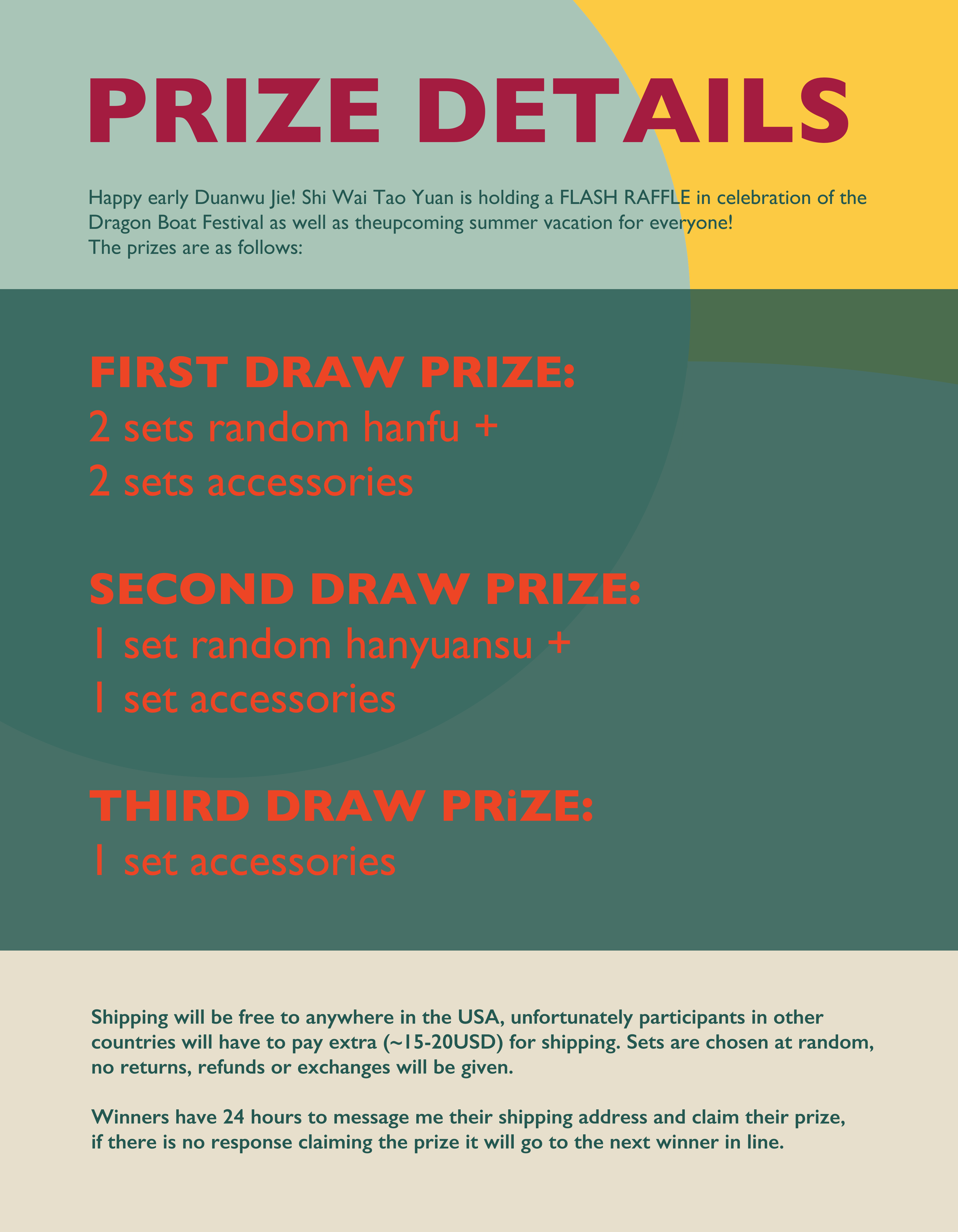 DRAGON BOAT FESTIVAL FLASH RAFFLE!!! 2