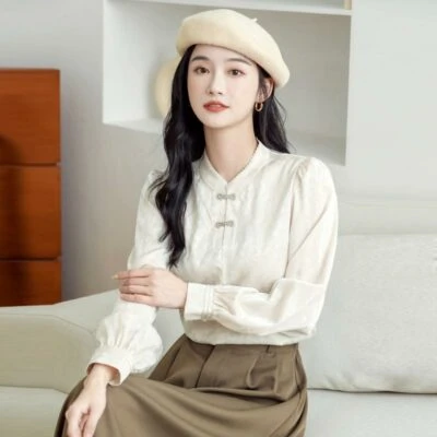 Daffodil Shirt qipao top