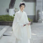 Jacquard Daopao Men Hanfu Robe