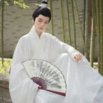 Jacquard Daopao Men Hanfu Robe