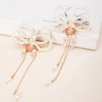 Pearl Hairclip Hanfu Headdress Ancient Costume Accessories for Girl