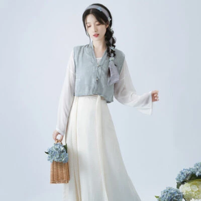 fairy holiday casual hanfu dress