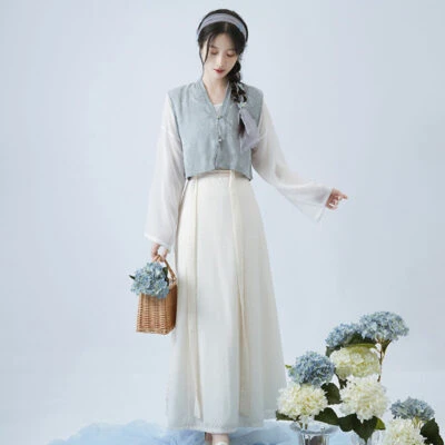 fairy holiday casual hanfu dress