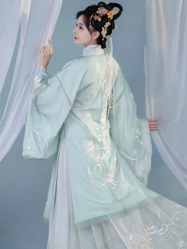 warm aoqun hanfu coat for women