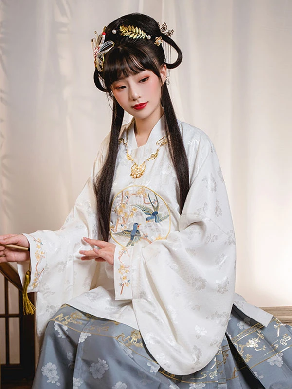 warm aoqun hanfu coat for women
