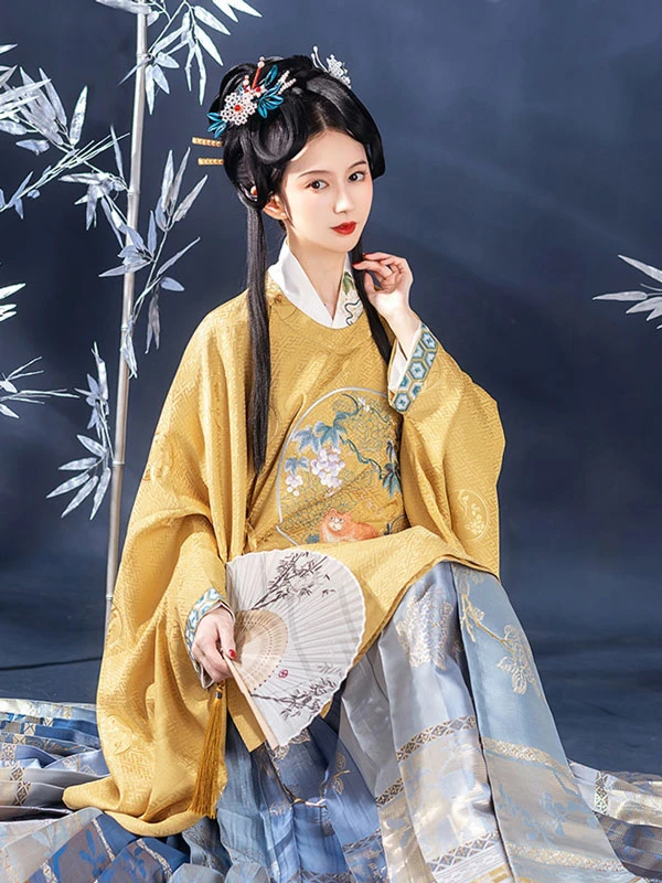 warm aoqun hanfu coat for women