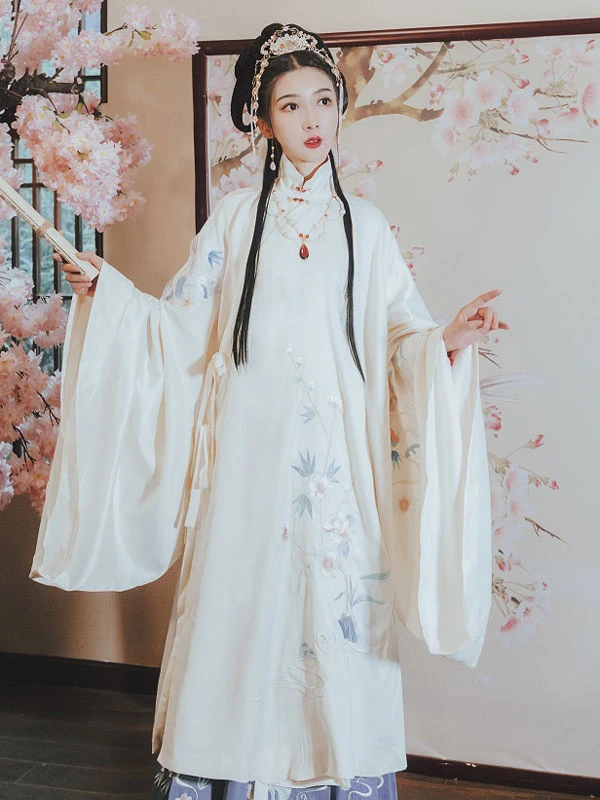warm aoqun hanfu coat for women