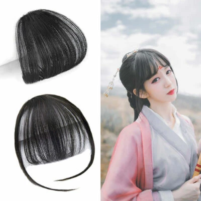 air bangs hanfu fringe