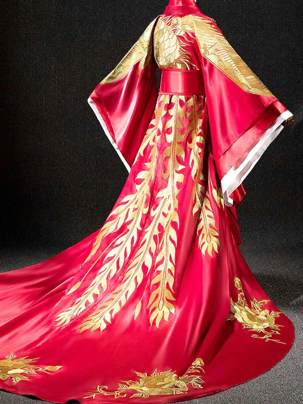 how to style long hanfu maxi dress