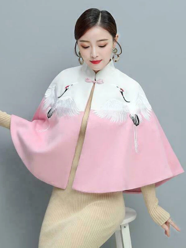 keep warm in cold days with wool hanfu