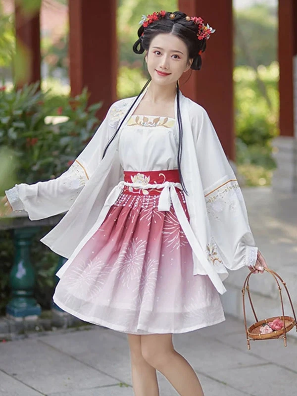 short hanfu mini dresses for daily party