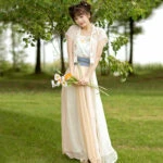 summer vine hanfu dress