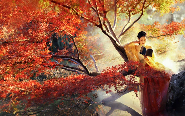 Autumn Chinese Clothing Hanfu Style