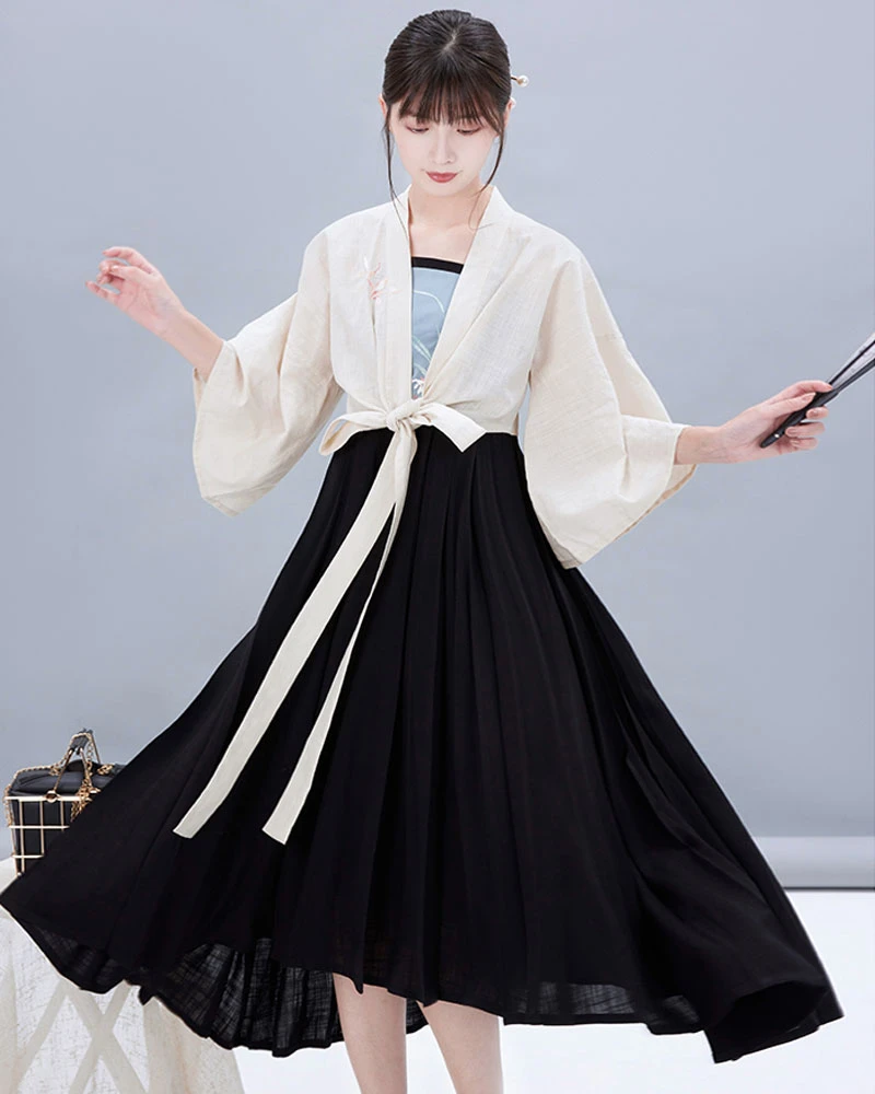 butterfly orchid casual hanfu for women