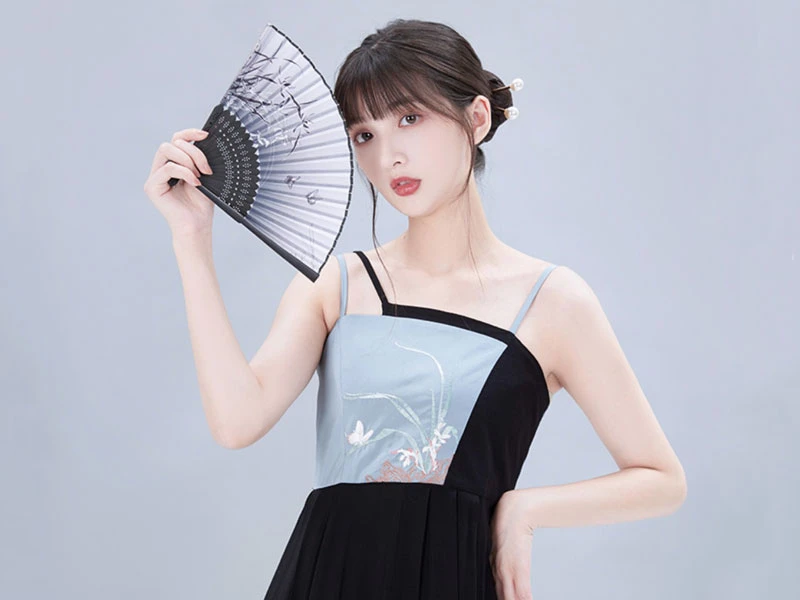 butterfly orchid casual hanfu for women