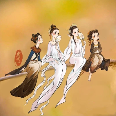 New Chinese Style Illustration - Anything Can Be Anthropomorphized Into Painting