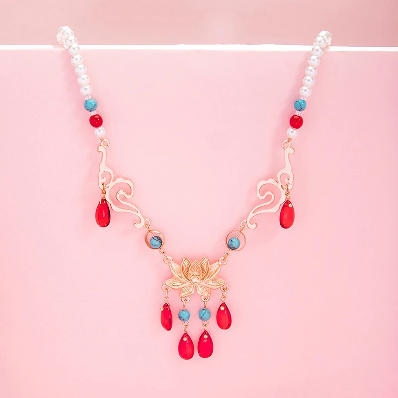 lotus-yingluo-hanfu-jewelry-01 lotus yingluo hanfu necklace jewelry