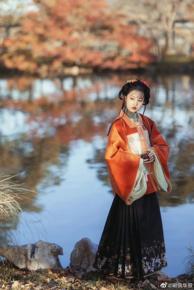 Male Hanfu Robe, Tang Style and Futou Headscarf 89