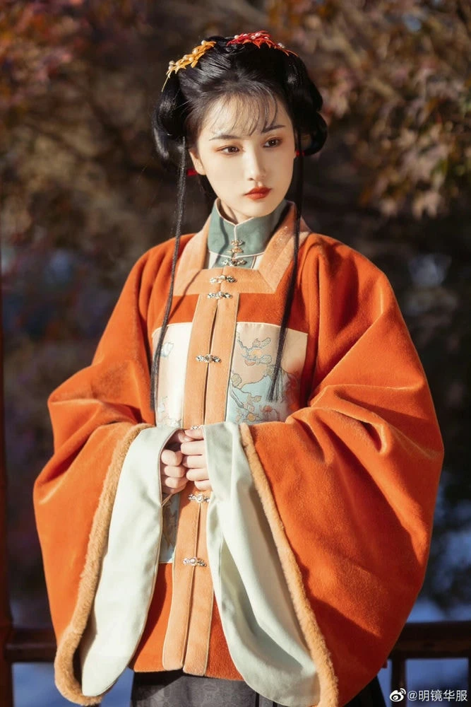 Male Hanfu Robe, Tang Style and Futou Headscarf 91