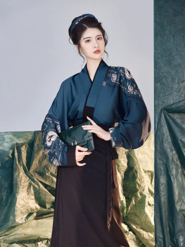 the common 4 types of traditional hanfu tops