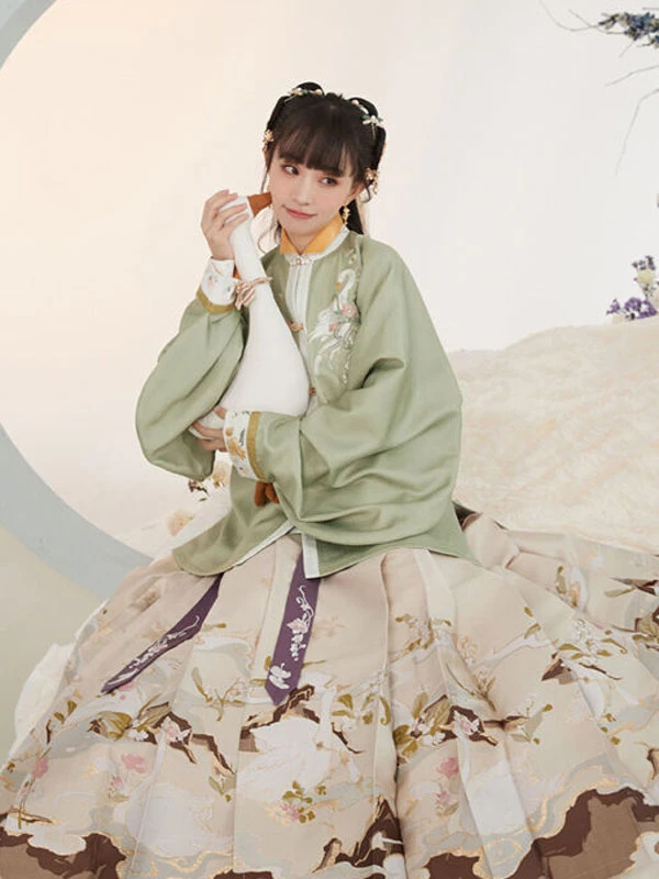the common 4 types of traditional hanfu tops