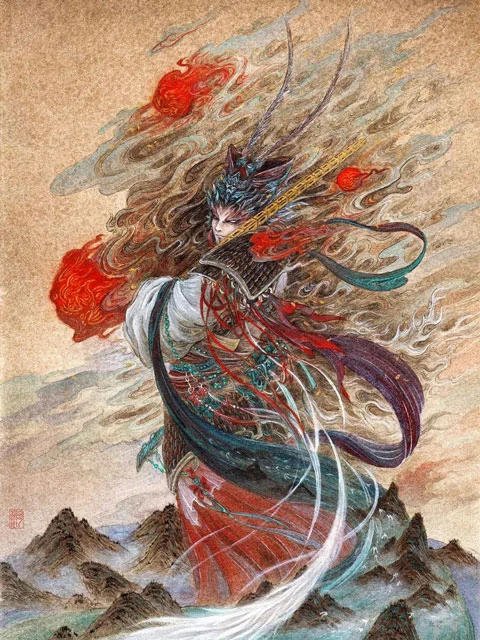 A Visual Feast of Fantastic Creatures: An Painter’s Tribute to a Chinese Classic 9