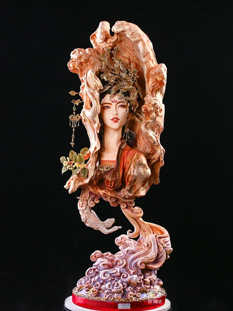 Creative Combination - Chinese Ancient Beauty and Hanfu in Fondant Cakes