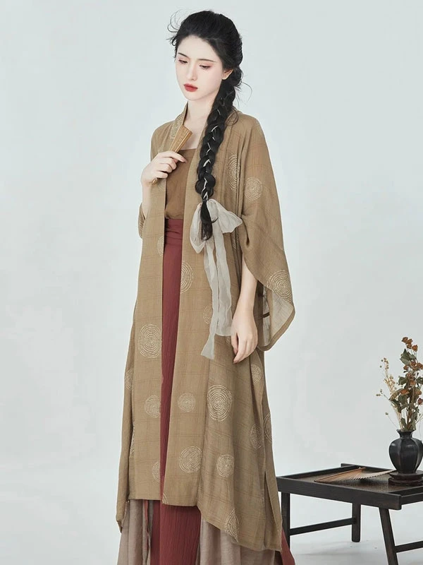 beautiful brown hanfu to your collection