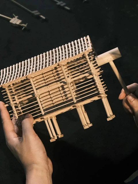 Recreating Chinese Architecture through Ingenious Building Blocks