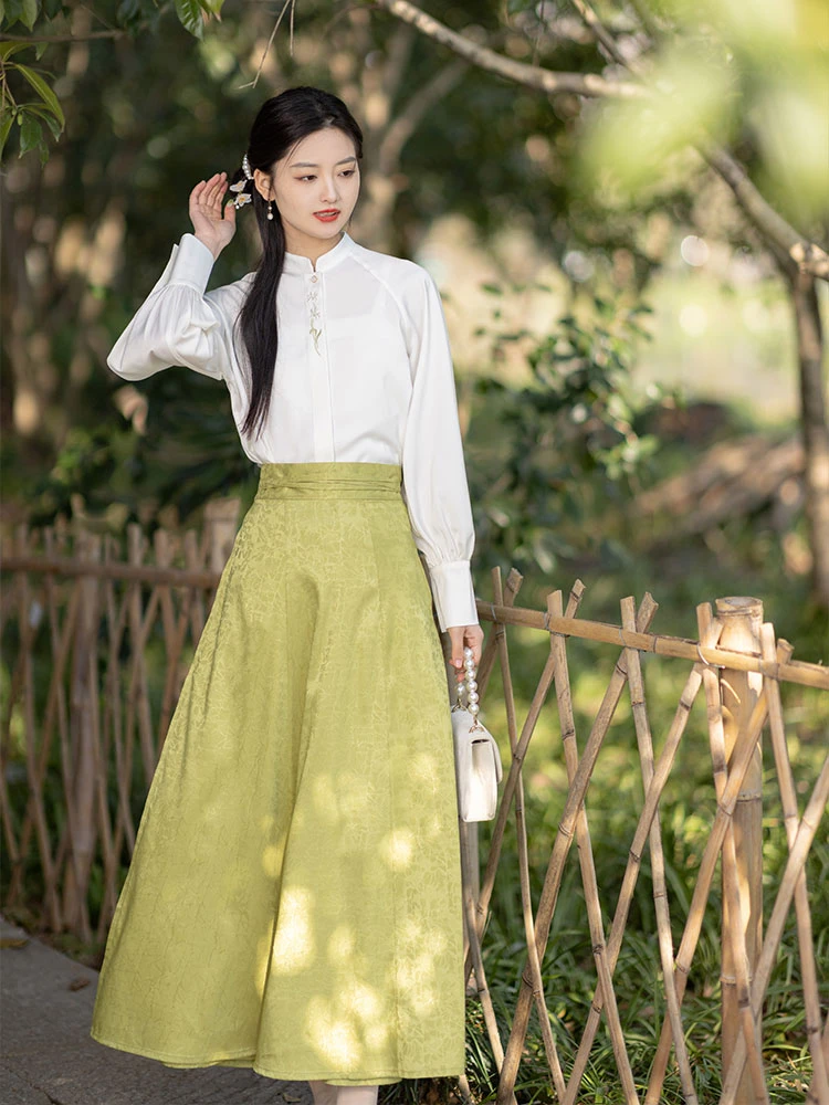 Modern Hanfu Set Women's Spring Commute Dress