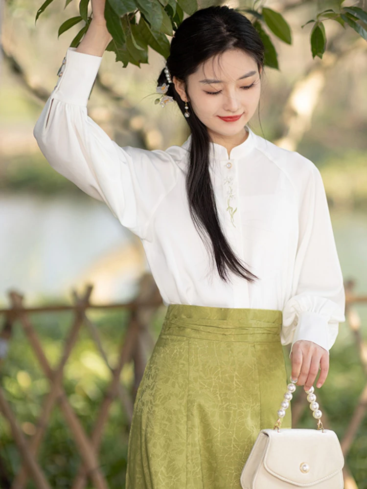 Modern Hanfu Set Women's Spring Commute Dress