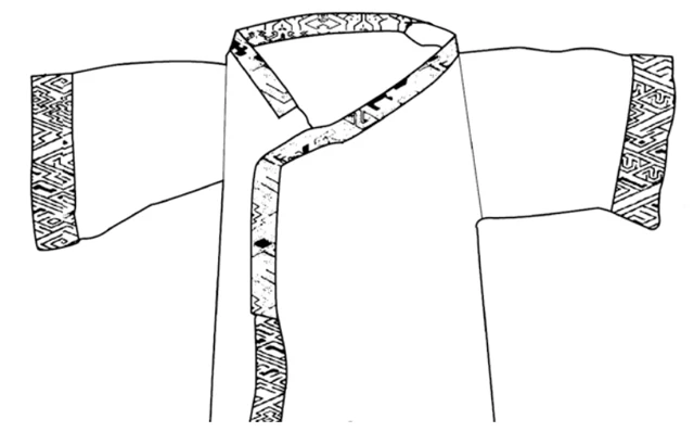 Motifs on the Lapel Edges of Traditional Chinese Hanfu Clothing 11