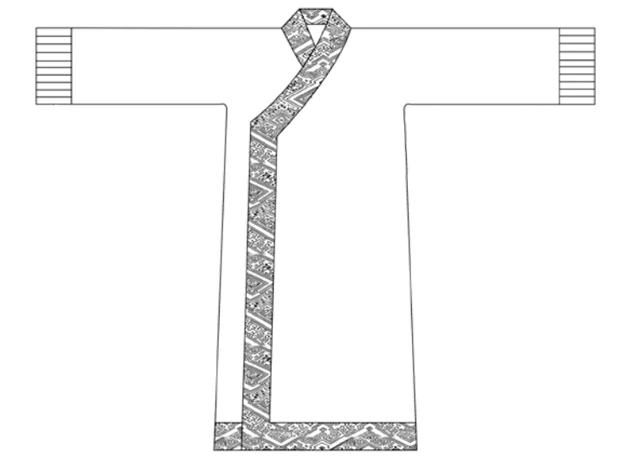 Motifs on the Lapel Edges of Traditional Chinese Hanfu Clothing 4