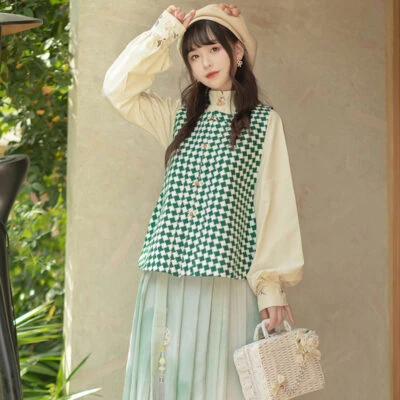 Autumn Women Modern Hanfu Bijia Set for Daily Wear