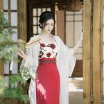 Women's Modern Hanfu Rose Song Dynasty Style Dress
