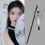 ink butterfly hanfu jewelry hairpin