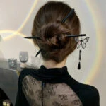 ink butterfly hanfu jewelry hairpin
