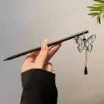 ink butterfly hanfu jewelry hairpin