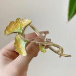 leaf hairclip casual hanfu accessories