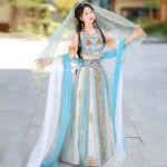 Women Dunhuang Hanfu Fairy Costume for Performance