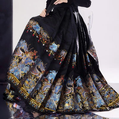 Ming Dynasty Mamian Skirt Street Fashion Luxury Women's Hanfu