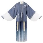 Winter Women Ming Dynasty Qiyao Hanfu Vintage Fairy Set